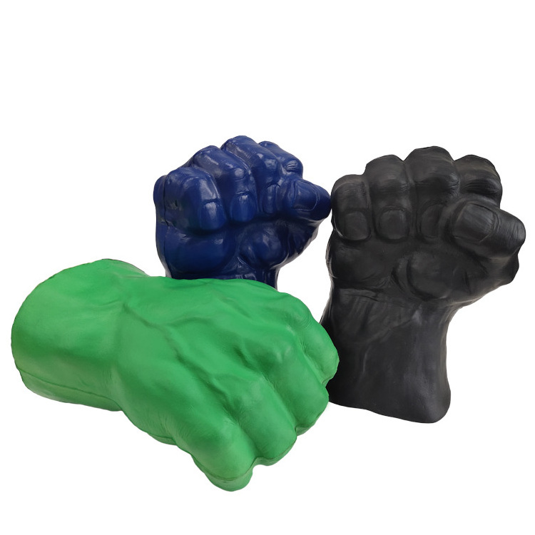 New Design Hots Sale PU Foam Fist Promotional Stress Relief Foam Finger Hand