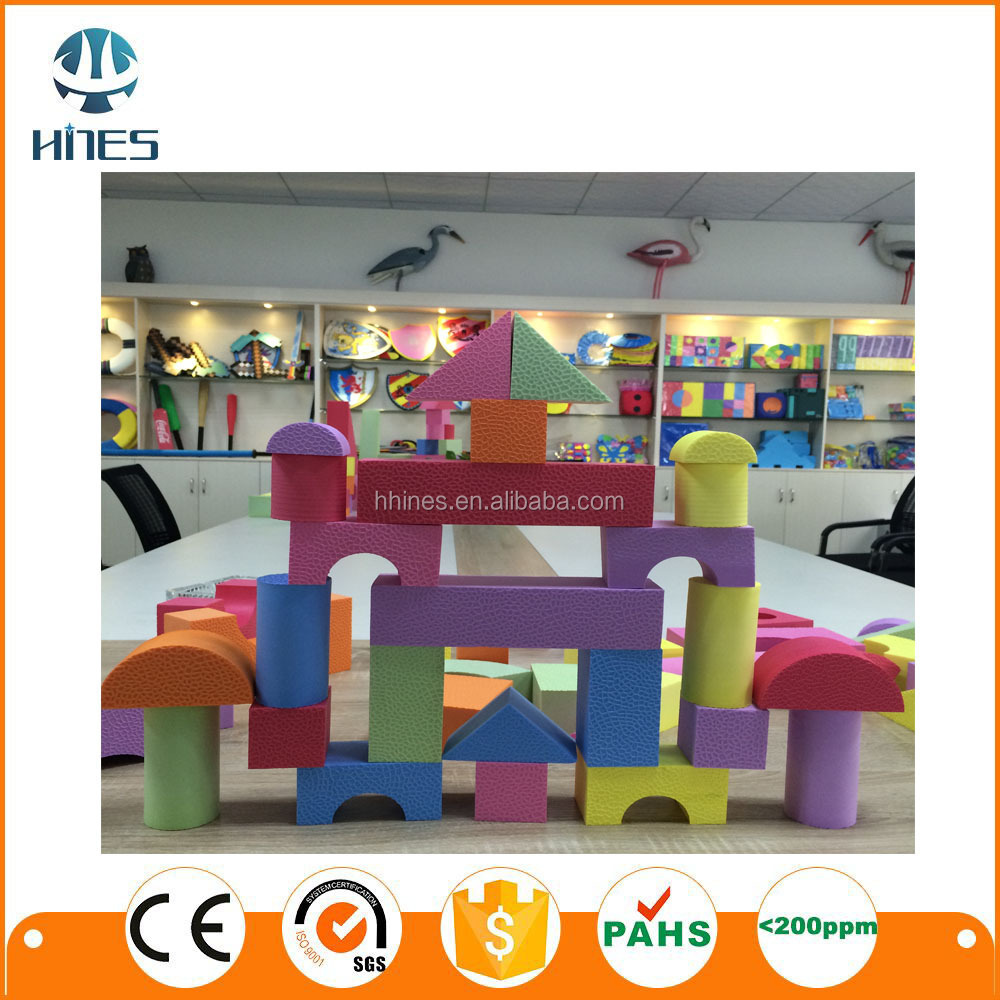 huge big EVA Foam Material Educational Big Building Blocks for Children indoor playground play center