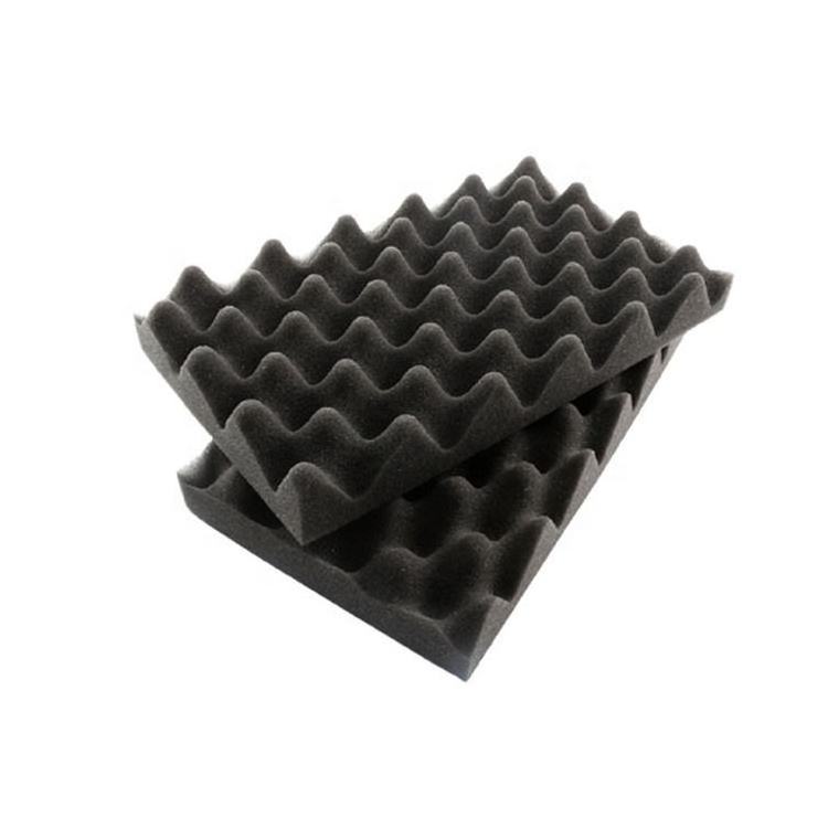 Black white red yellow blue green grey purple pink Egg Crate Foam Cushion Acoustic Panels Sound Proof Sponge Foam sheet