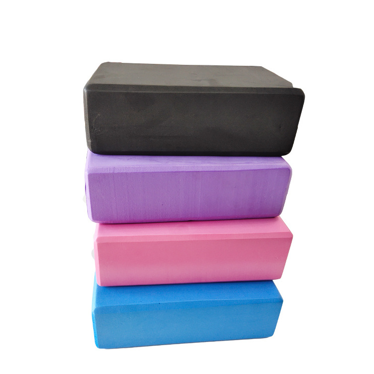 Large Inventory Non-Slip Yoga Block EVA Foam Lightweight Exercise Block for Yoga Pilates