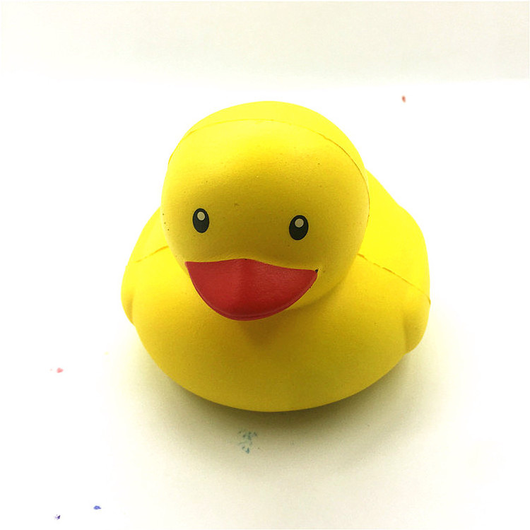 wholesale yellow duck slow rising scented squishies PU foam anti stress toys