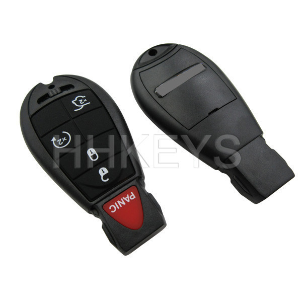 Master 4+1 Buttons Smart Car key for Chrysler car alarms key fob with car emblem