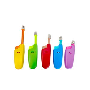 OEM plastic butane gas electric cigar torch lighters cakmak mini electric bbq candle kitchen lighter