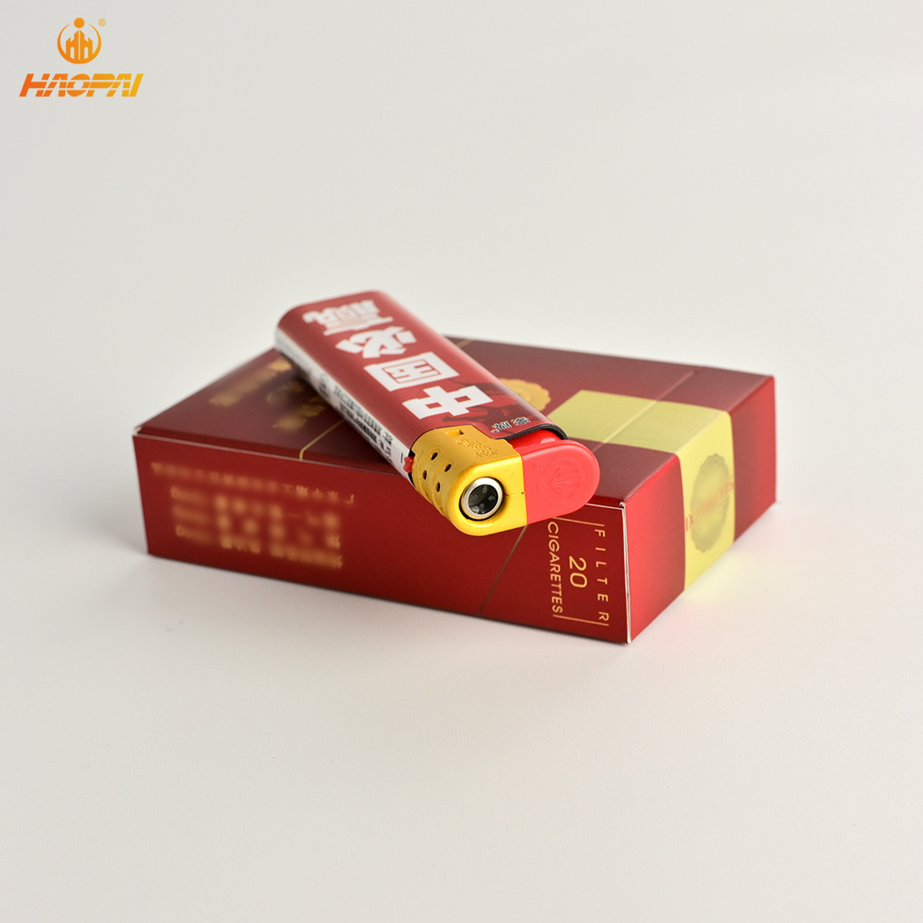 Hot sale wholesale price gas windproof electric Lighters custom logos funny windproof smoking refillable cakmak lighter