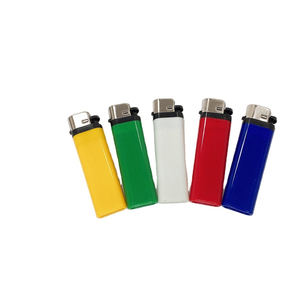 Customized Color Original Disposable Cigarette lighter with good price grinding wheel flint butane gas lighter