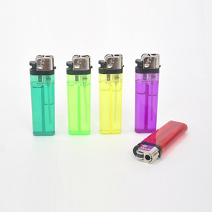 Customized Color Original Disposable Cigarette lighter with good price grinding wheel flint butane gas lighter