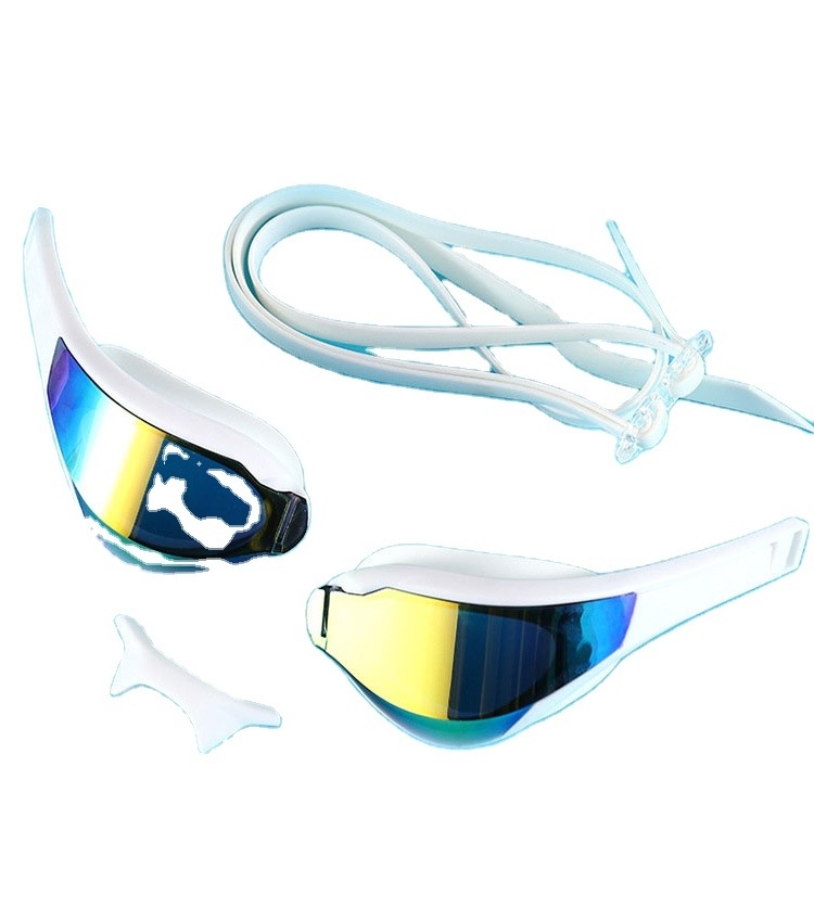 Adult Custom Logo UV Protect HD Plating Anti Fog Eco Friendly Safety Swimming Equipment Swim Goggles Swimming Goggles