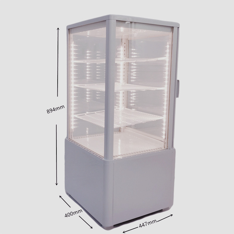 68L  Countertop Pepsi Freezer Display Minibar Small Fridge for Shop commercial refrigerator showcase