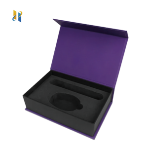 Custom Flip Flat Magnetic Gift Box With lid Rigid Magnet Folding TShirt box packaging for clothes With EVA Foam Insert