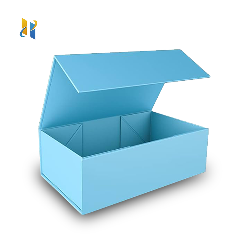 Custom Cardboard Matte Box Nail Polish Magnet Packaging Magnetic Flip Paper Folding Gift Box Manufacturer WIth EVA Foam Insert