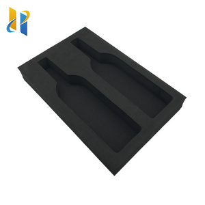 Custom eva foam insert box inserts molded packing foam for protective wine glass packaging