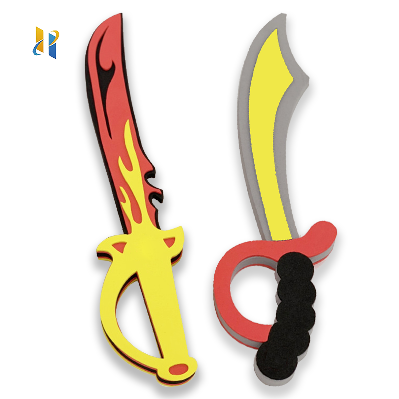 HYH Wholesale Custom Assorted Eva Foam Toy Swords Weapons for Children Ninja, Pirate, Warrior, soft toy