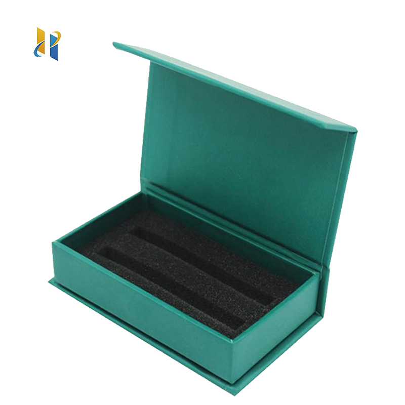 Custom Flip Flat Magnetic Gift Box With lid Rigid Magnet Folding TShirt box packaging for clothes With EVA Foam Insert