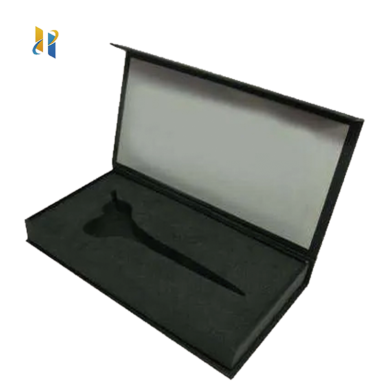 Custom Flip Flat Magnetic Gift Box With lid Rigid Magnet Folding TShirt box packaging for clothes With EVA Foam Insert