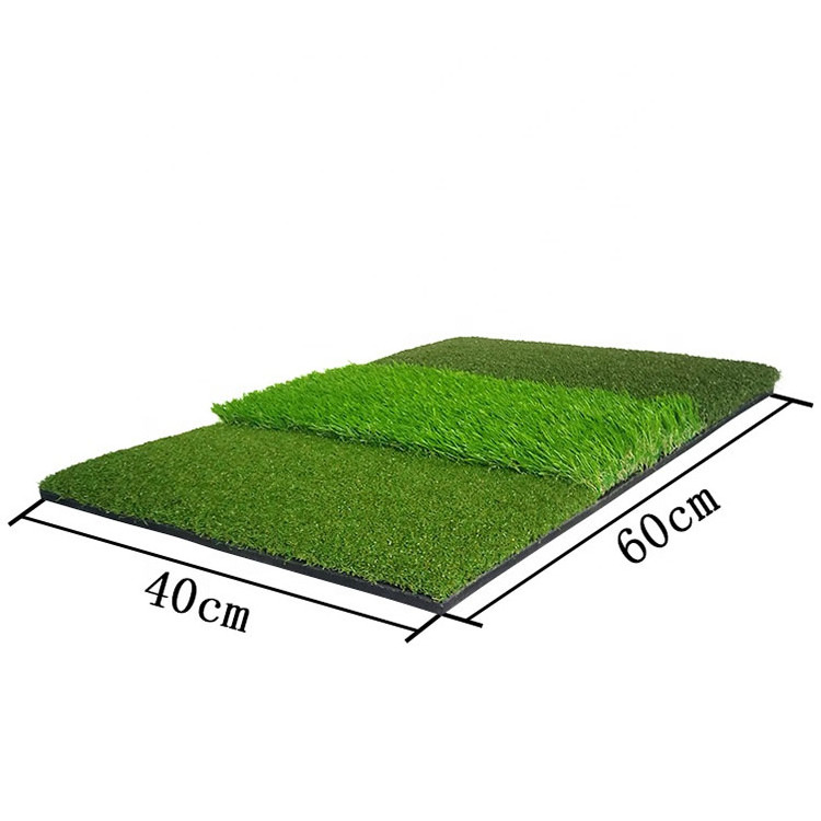 Swing Mat Long and Short Grass 3 in 1 Golf Practice Hitting Mat