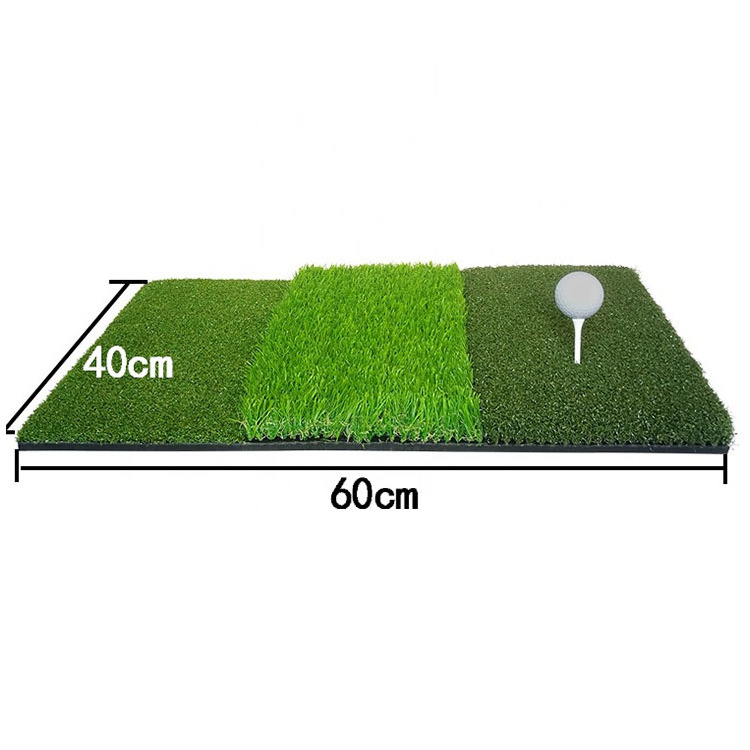 Swing Mat Long and Short Grass 3 in 1 Golf Practice Hitting Mat