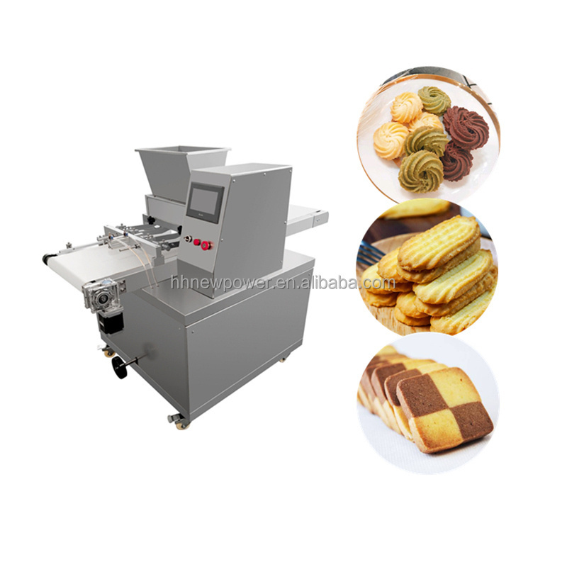 Commercial cookie depositor machine automatic dual colors cookies making machine price fortune cookies maker price