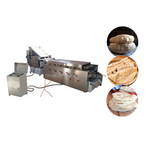 automatic flat chapati lebanese roti lavash arabic pita bread maker making machine production line