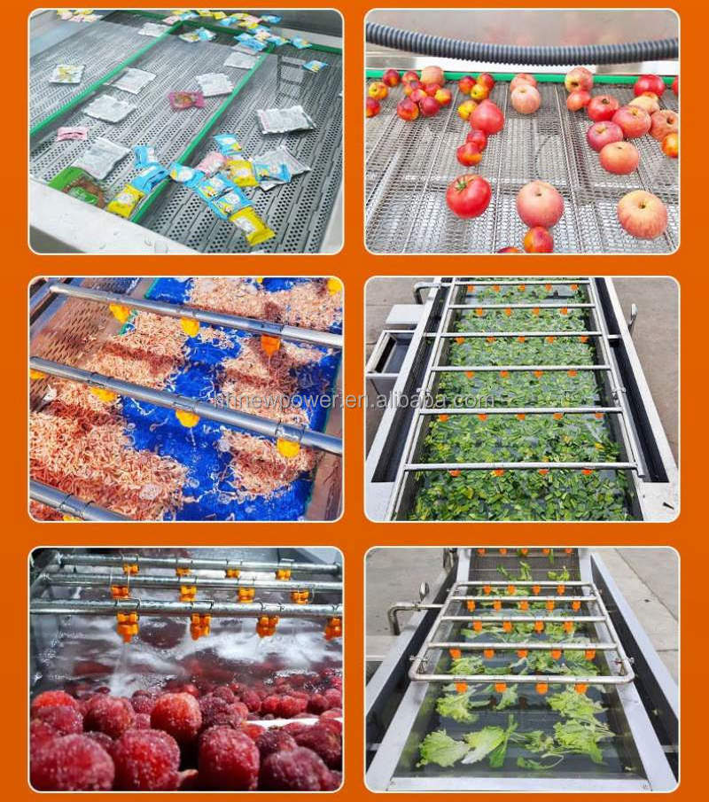 Industrial Bubble Tomato Washing Line Drying Machine Corn Fruit Washer Vegetable Onion Washer Kumquat Cleaning Machine