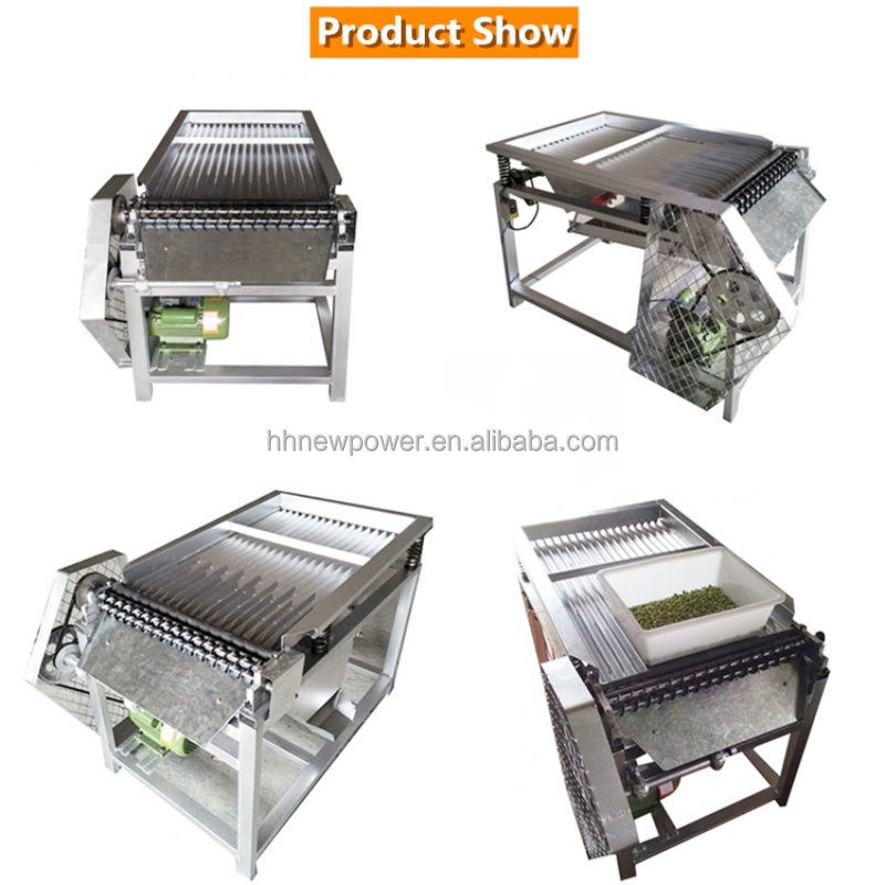 Fresh Green Pigeon Peas Beans Shell Removing Sheller Shelling Machine Automatic Green Soy Bean Pea Skin Peeling Machine