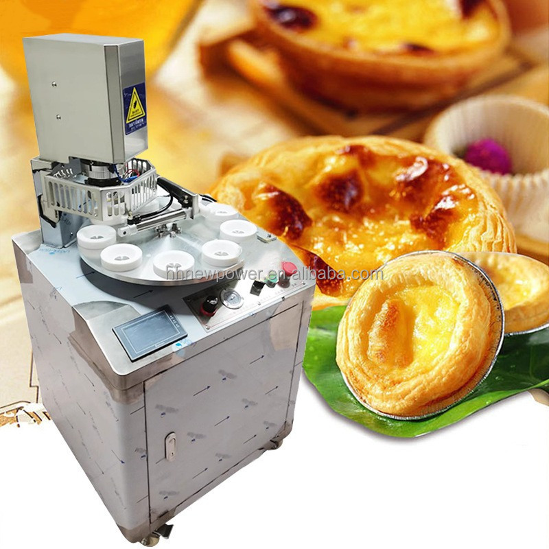 Hot Sale Popular Multifunctional Automatic Egg Tart Skin Crust Shell Press Pressing Forming Molding Making Machine