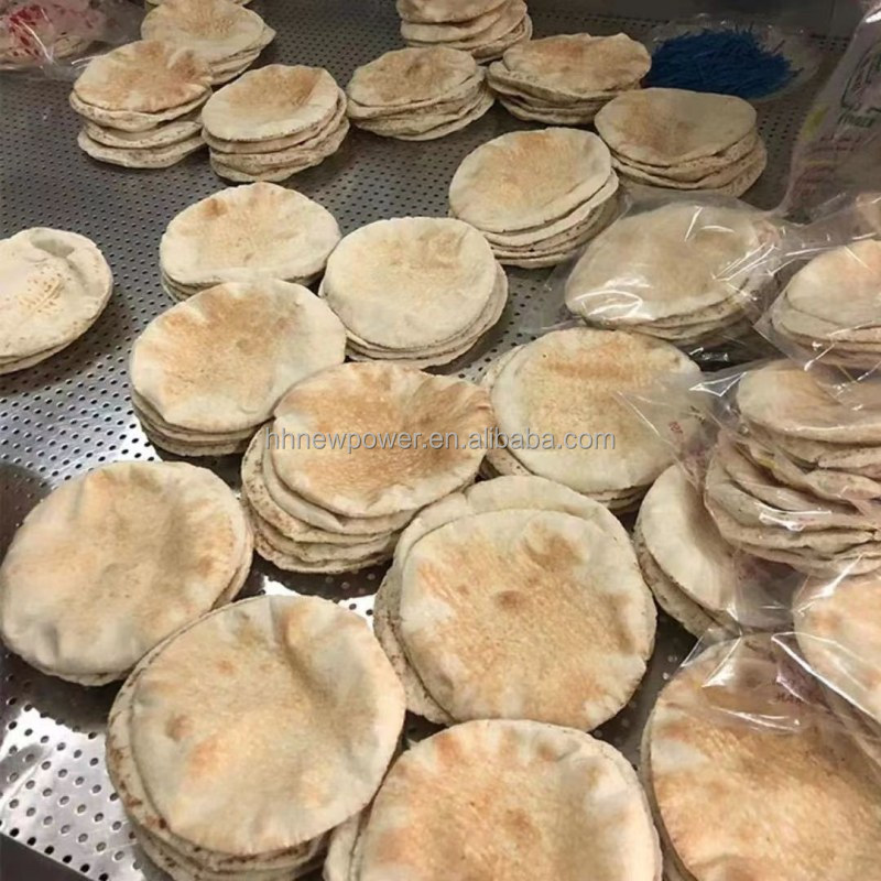 automatic flat chapati lebanese roti lavash arabic pita bread maker making machine production line