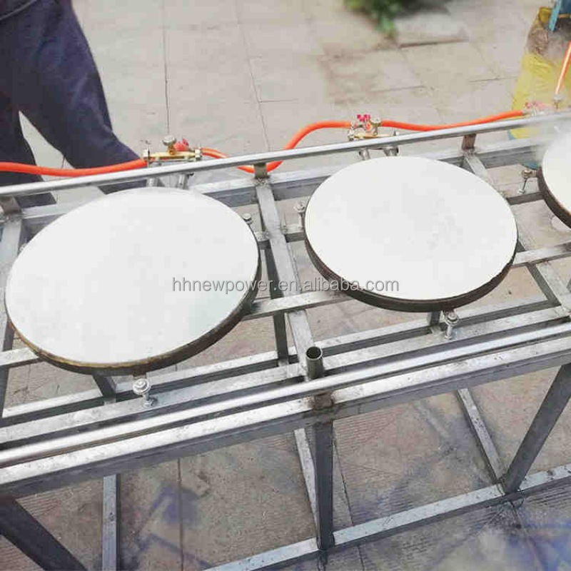 factory price hand push 70cm dosa baking machine thin tortilla pancake bread machine enjera making machine for commercial