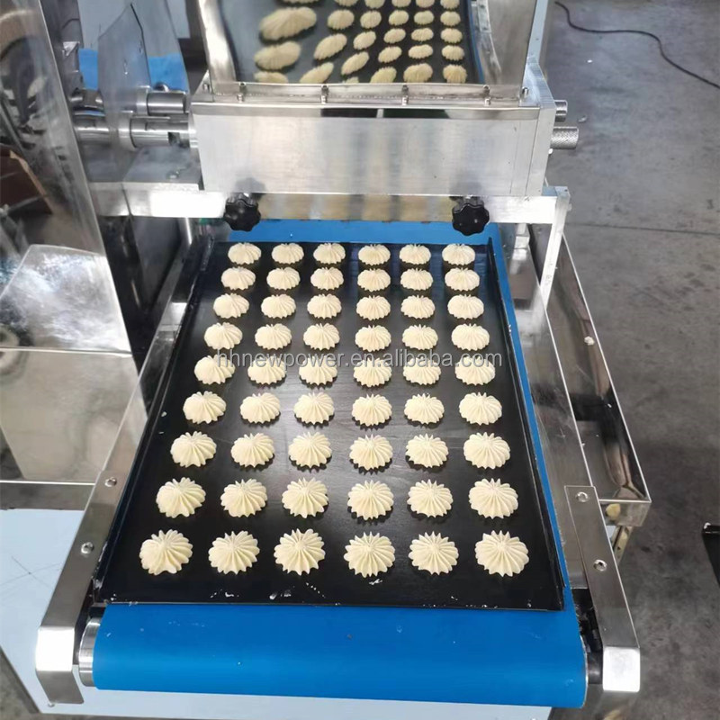 Automatic Decorate Cutter Drop Extruder Fortune Depositor Small Macaron Cookie Biscuit Make Machine