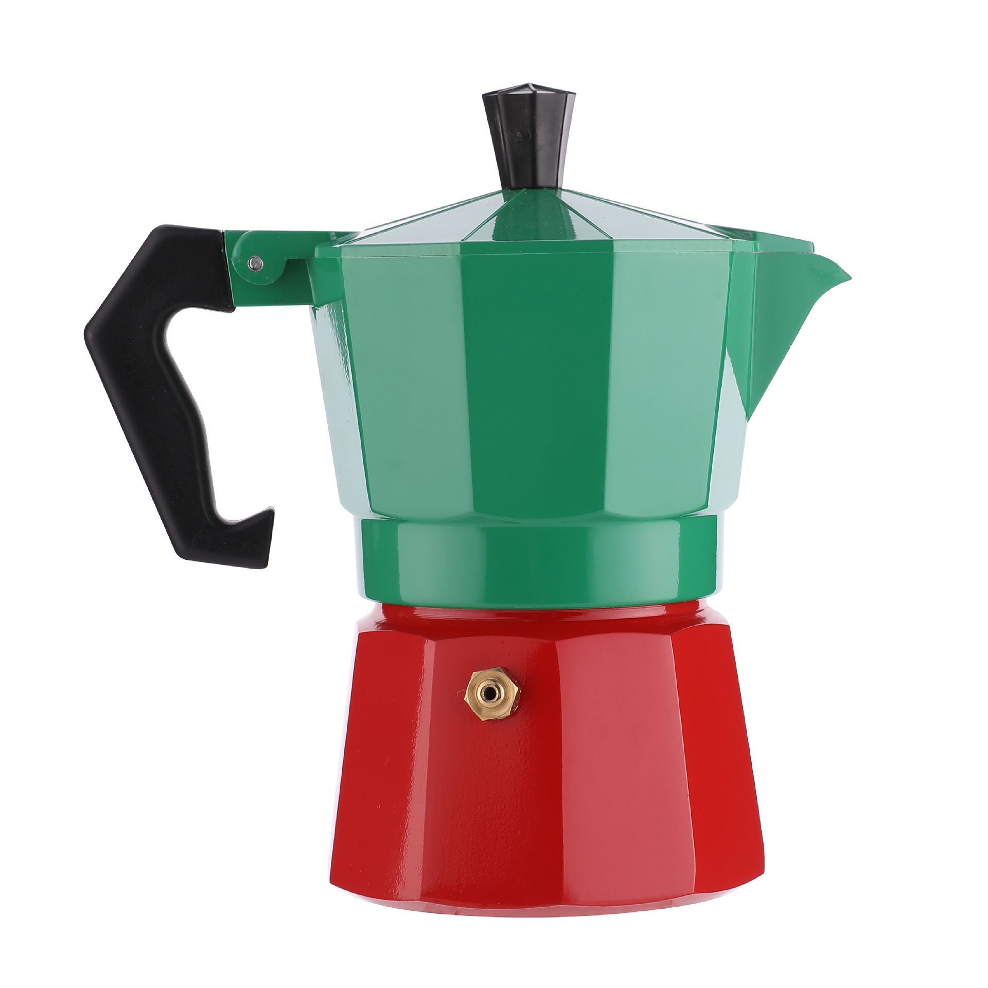 Harmony 3 cups Italian household octagonal aluminum moka pot fine processing European style coffee pot