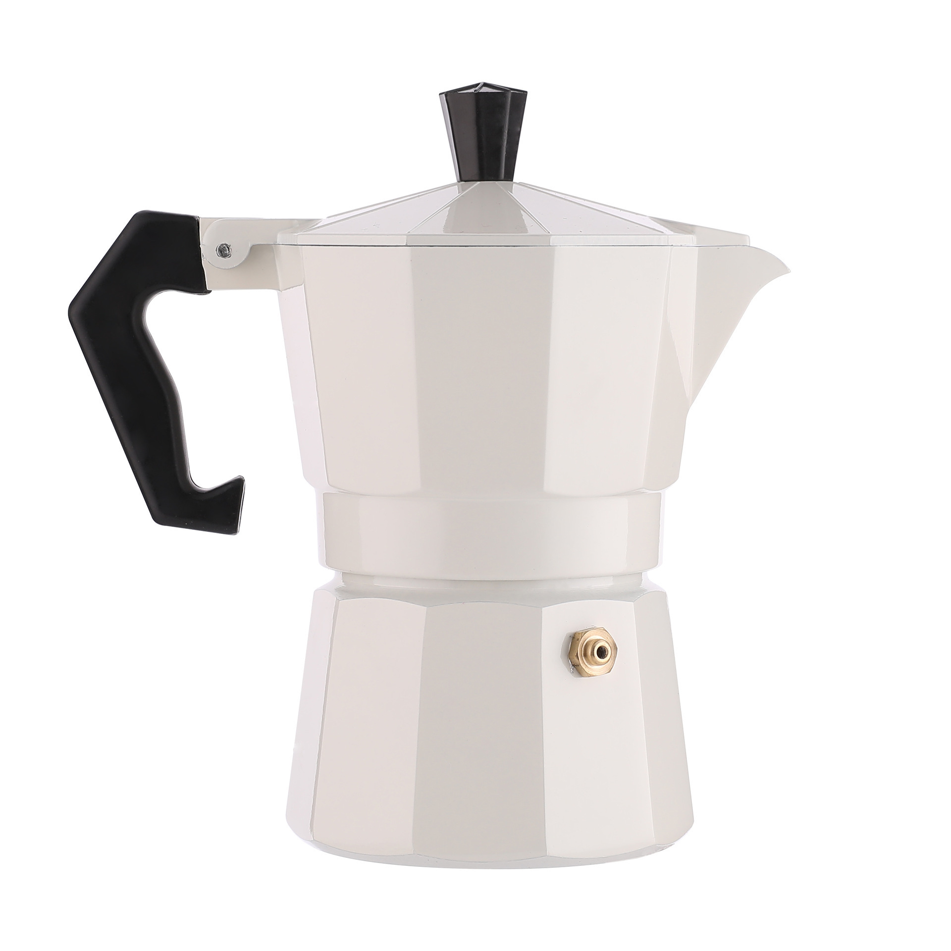 Harmony 3 cups Italian household octagonal aluminum moka pot fine processing European style coffee pot