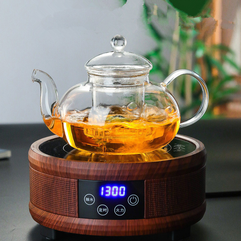 Harmony High Sale Thickened High Borosilicate Flower Heat-resistant  Filtration Glass Tea Pot