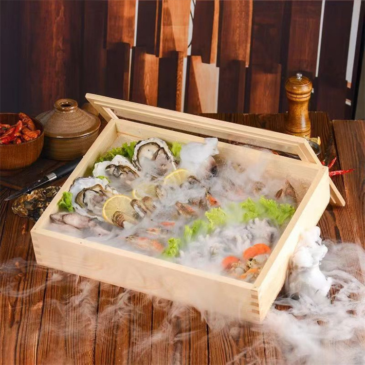 Harmony  Wooden Sushi Box With Wood Lid Eco Friendly Japanese Lunch Box Bento Lunch Box Sushi Food Container