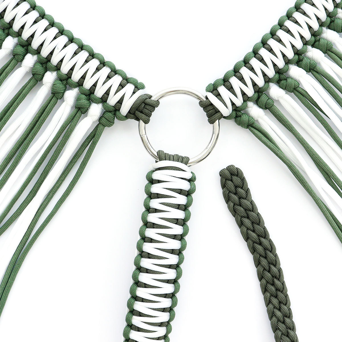 Wholesale Price Hand Braided Decorative Horse Tack Made By  paracord solid fringe horse tack set in custom size and colors