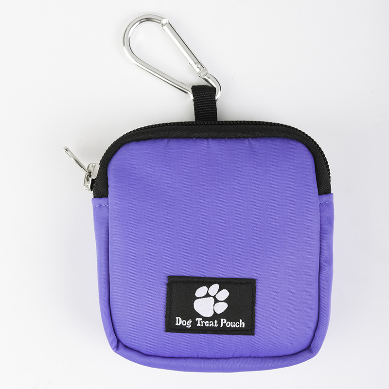 2023 custom high quality food snack pet pouch  waterproof nylon fabric pet treat pouch dog training pouch