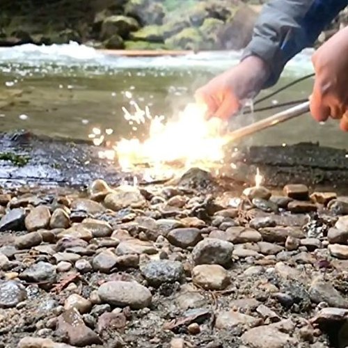 Outdoor Survival Camping Emergency Fire Starters Magnesium Flint Scraper Stone Fire Lighter Flintstone Kit