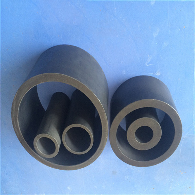 best selling PTFE filled with bronze tube molded high temperature resistant ptfe black molded pipe