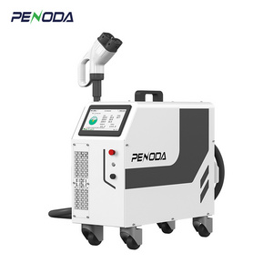 PENODA Fast Mobile Portable EV Charging Station With LCD Single Gun EV Charger 20 30 40kw Dc GBT CCS 2 mobile charger for car