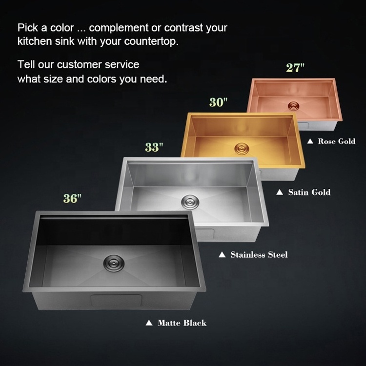 HMW3219 32 inch Workstation Ledge Undermount 16 Gauge Single Bowl Stainless Steel Kitchen Sink