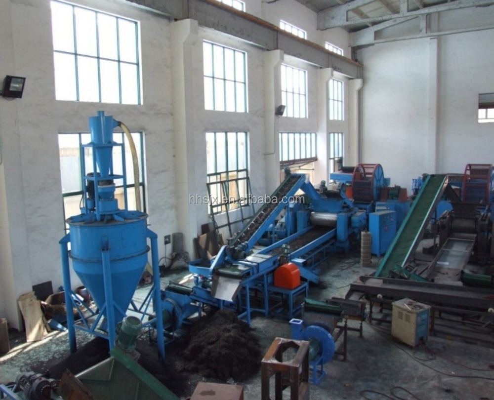 Double hook tire debeader with high efficiency / tire wire drawing machine/Tire Recycling Line