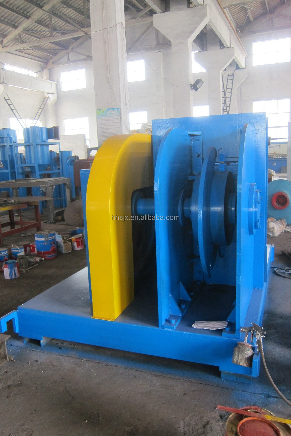 Double hook tire debeader with high efficiency / tire wire drawing machine