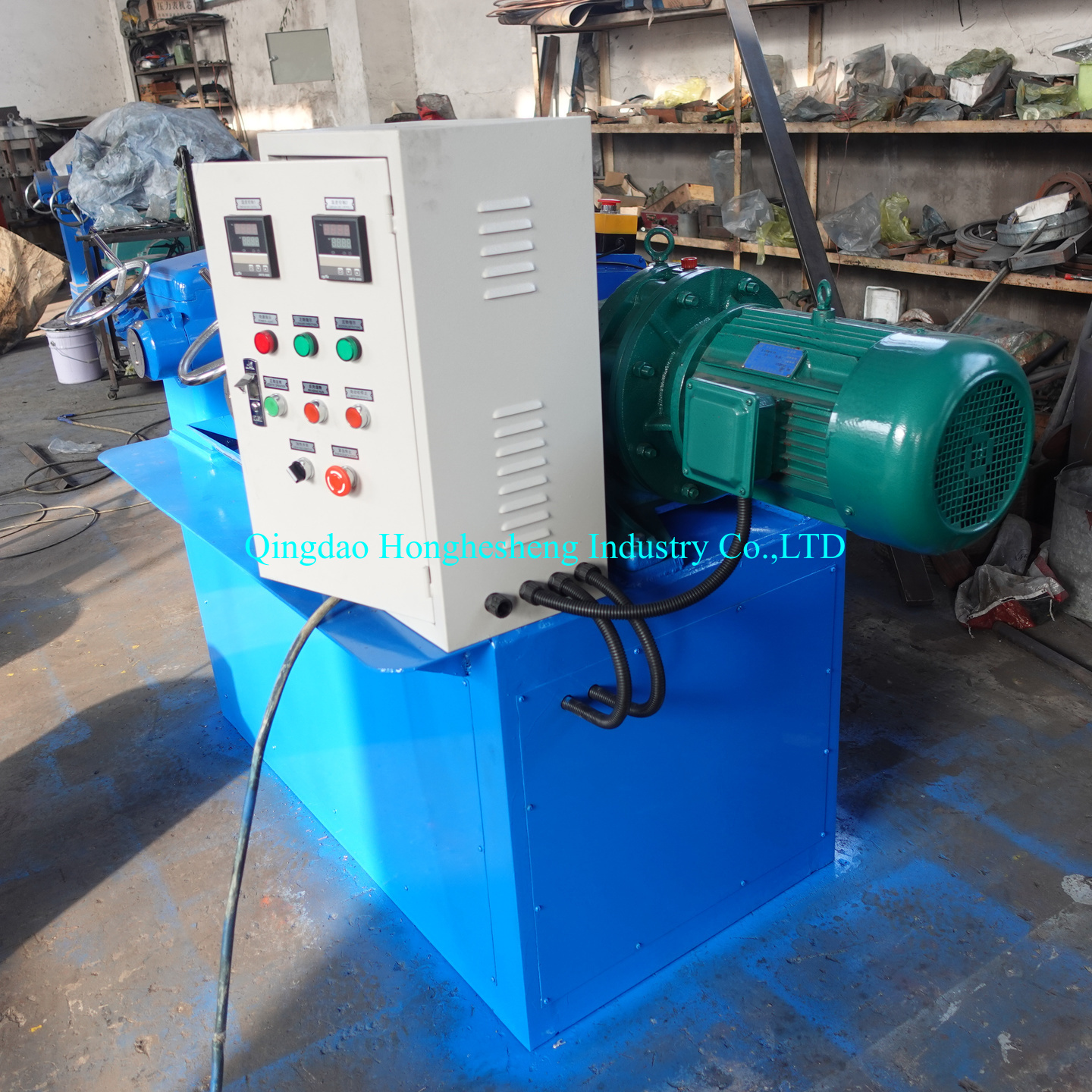 Open 2 Roll Rubber Mixing Mill Laboratory Electric Heating Two Roll Mixing Mill for Plastic Rubber