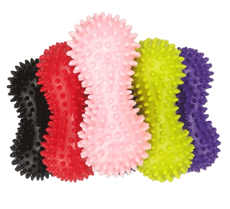 Factory direct sale solid massage ball exercise to relax muscles hedgehog ball acupoint massage wrist peanut ball