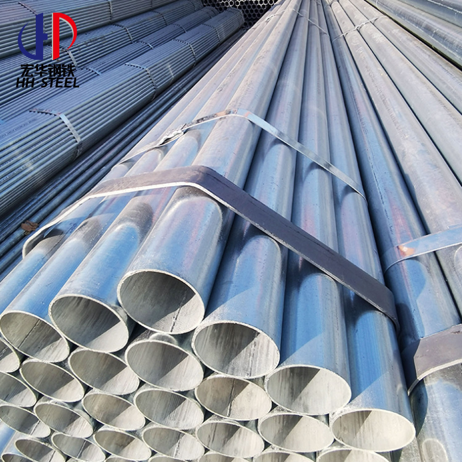 Honghua High Quality Q195/Q235/Q345 Galvanized Steel Round Pipe Tube Cheap Prices