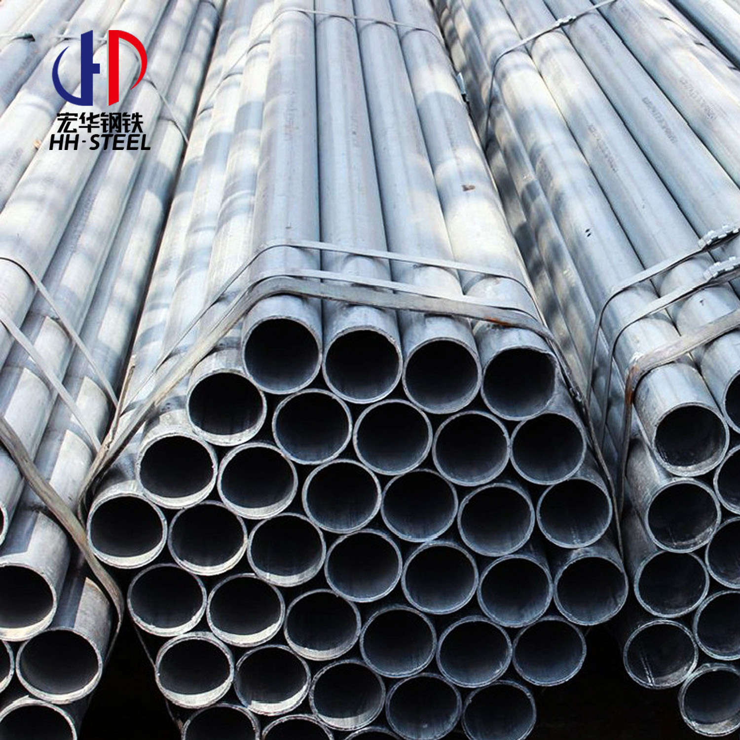 Honghua High Quality Q195/Q235/Q345 Galvanized Steel Round Pipe Tube Cheap Prices