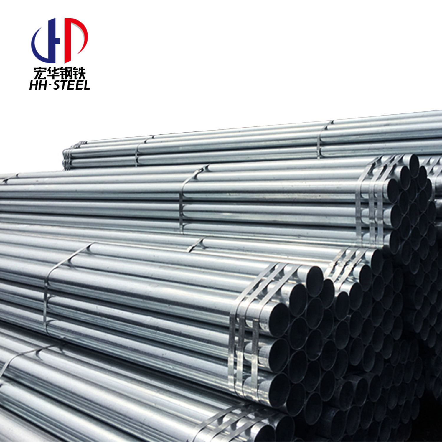 Honghua High Quality Q195/Q235/Q345 Galvanized Steel Round Pipe Tube Cheap Prices