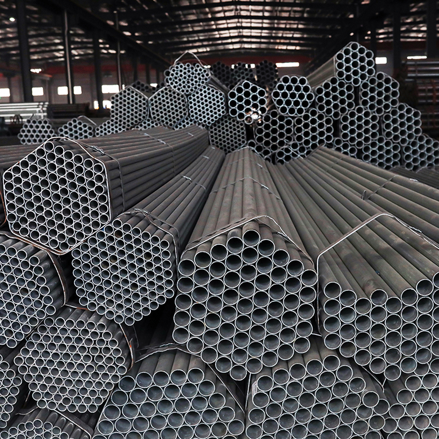 Hot sale seamless ERW Sch 40 80 carbon steel galvanized steel pipe welded 6M tube