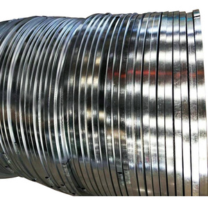 Galvanized Metal Steel Strip Thickness 0.3 - 2mm Hot Dipped GI Steel Strip Galvanized steel Coil