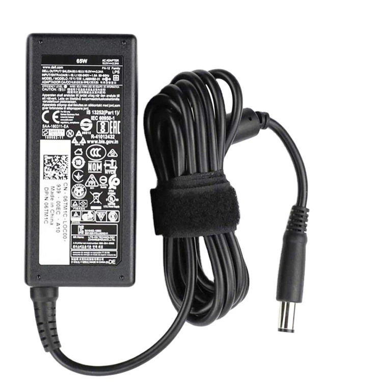 Notebook parts wholesale 65W Laptop charger for Dell 19.5V 3.34A  65W 7.4*5.0mm  Power Adapter