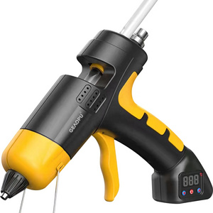 HJ071 Cordless rechargeable Li-battery hot melt glue gun