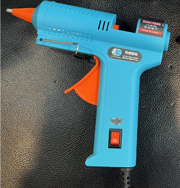 HJ069 Single mini color 35 watts anti drip hot melt glue gun